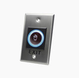 Botón de salida sin contacto/ sensor IR / iluminado / Normalmente abierto y cerrado / Distancia ajustable de detección - SILYMX