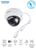 VIVOTEK FD9369 - Cámara IP domo para exterior 2 Megapixeles/ Lente Fijo 2.8mm/H265/Smart IR 30mts/ Smart Motion/ Micrófono Integrado/Protección IP66, IK10/Smart Stream III/ NDAA/ONVIF #ARMATUKIT